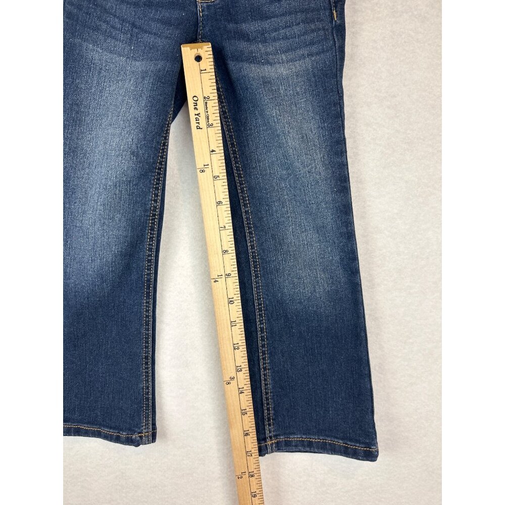 Girls Jordache Bootcut Stretch Denim Jeans Girls Size 5 Dark Wash - Picture 4 of 9